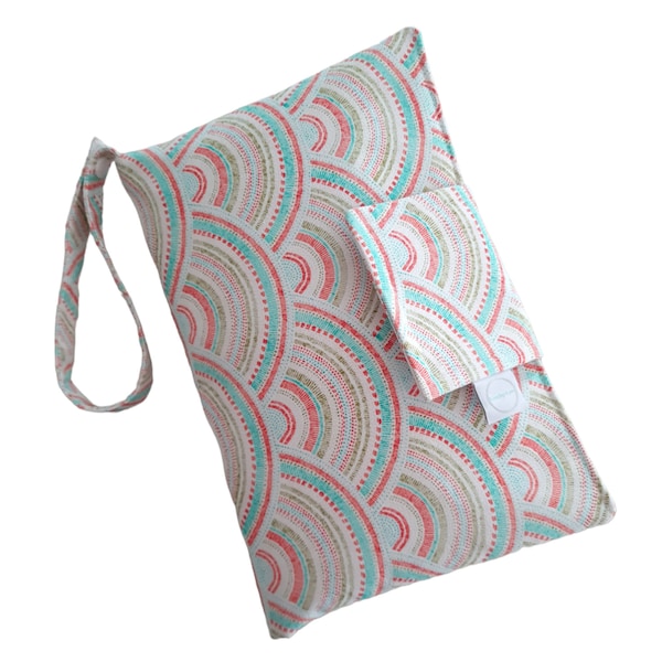 Coral & Mint Hills Nappy Wallet - Nappy Bag - Nappy Clutch   - Nappy wallet - Nappy Storage