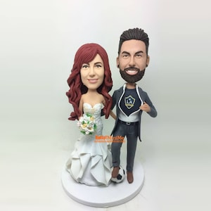 Bobblehead Gifts for Couples Custom bobblehead wedding cake topper personalized wedding topper wedding figurine Unique wedding Gifts - G623