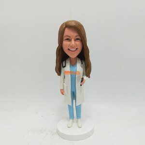 Doctor bobble head Custom Bobblehead Physician bobble head Medical Doctor Bobblehead Surgeon Bobble head Personalized gift BH K1130 image 4