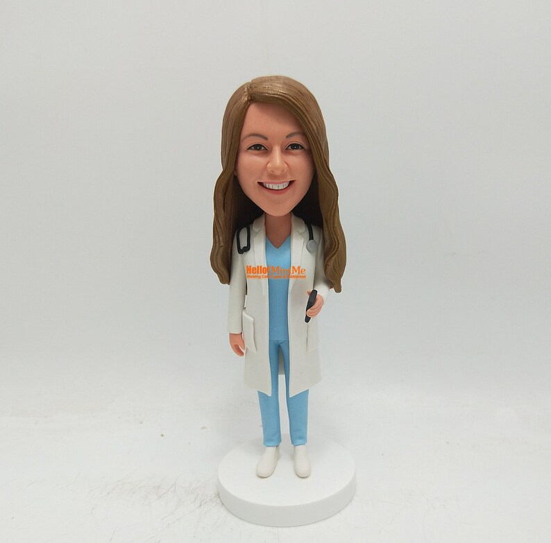 Doctor bobble head Custom Bobblehead Physician bobble head Medical Doctor Bobblehead Surgeon Bobble head Personalized gift BH K1130 image 4