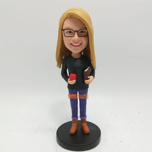 Custom Teacher Bobblehead: Personalized Teacher Appreciation Gift