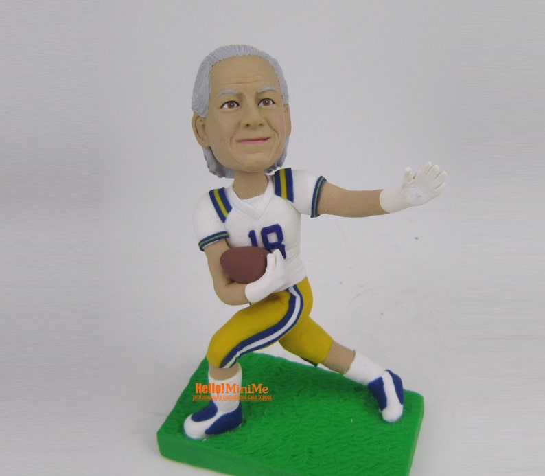 Soccer Bobblehead Football Bobble Head Birthday Bobblehead Etsy