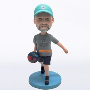 Custom Bowling Bobblehead, Custom bowling figurine, bowler bobblehead, Father&#39;s Day Gift, Birthday Gift, Custom Bowling Gifts for Dad -K317