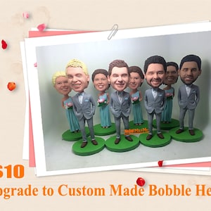 Upgrade to Custom Made Bobble Head (1 Person) - UG001 OP