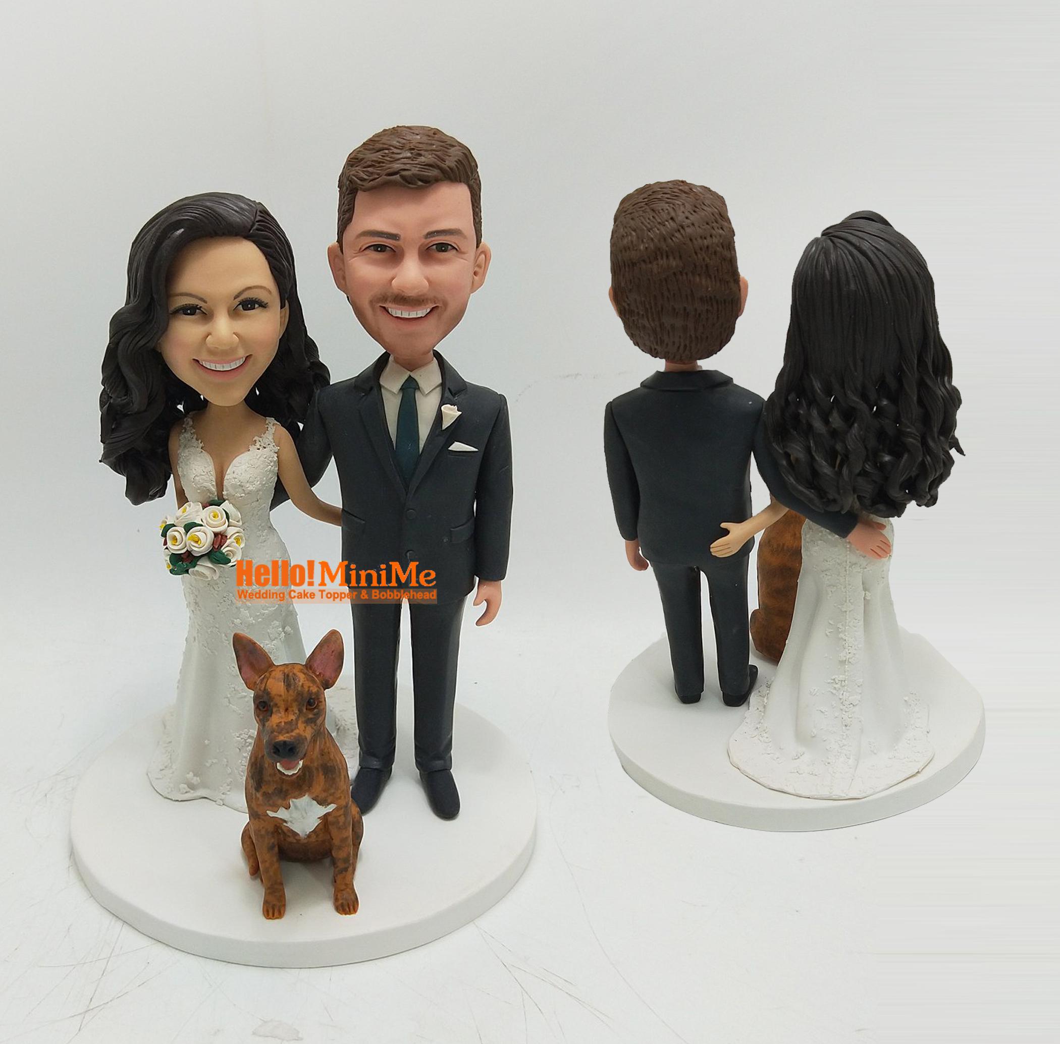 Custom Wedding Cake Topper From Photo, Personalized Bride and Groom ...