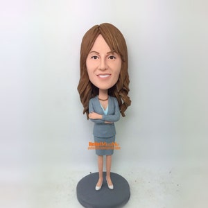 Custom woman bobblehead - Custom Bobblehead Gifts For Women - Custom Bobblehead for Female Boss, Colleague, Wife, Girl Friend, Teacher -G407