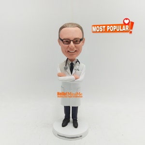 Custom Doctor Bobblehead: Personalized Retirement Gift