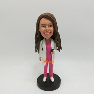 Doctor bobble head Custom Bobblehead Physician bobble head Medical Doctor Bobblehead Surgeon Bobble head Personalized gift BH K1130 image 3