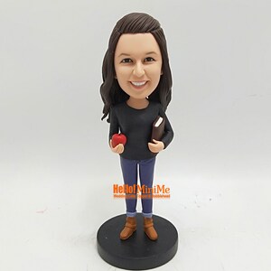 Custom Teacher Bobblehead: Personalized Teacher Appreciation Gift