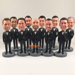 Groomsman Gift Groomsman bobblehead Groomsmen Gift Groomsman bobble head Best men bobblehead Best Man Gift Groomsmen bobblehead-BH G1105 image 2