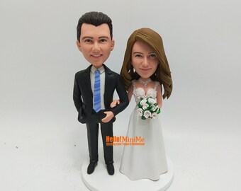 Cake Topper wedding bobble head personalized wedding gift custom bobblehead wedding cake topper custom cake topper- CT K1146