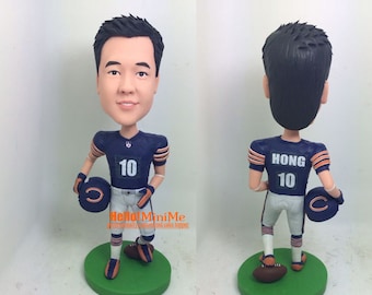 Custom Bobblehead Birthday bobblehead Christmas bobblehead football bobblehead Custom bobble head unique bobble head - BH G915A