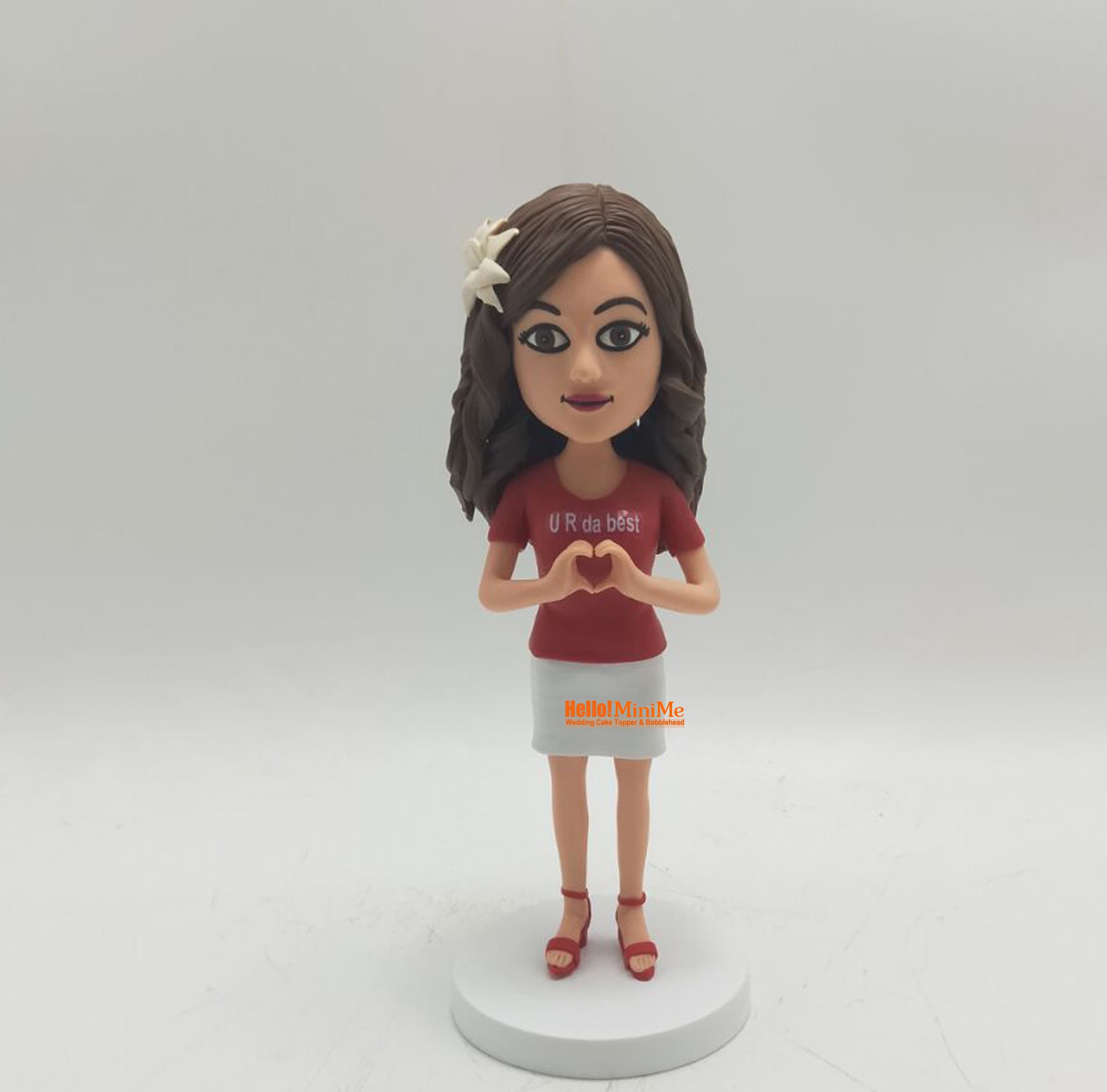 Bitmoji bobble head Birthday Gift custom bobblehead Bitmoji figurine custom figurine Bitmoji cake topper Personalized Gift for her BH K748