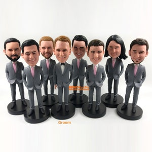 Custom Groomsmen Bobblehead: Unique Wedding Party Gift