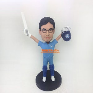 Custom Cricket Player Bobblehead: Personalized Birthday Gift