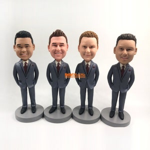 Personalized Wedding Gifts for Groomsmen, best men, Custom groomsman bobble head, Best man Bobblehead, Custom best man thank you Gifts -G810