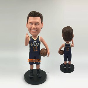 Personalized Basketball Bobblehead, Custom Bobblehead Basketball for Friend, Unique Basketball Gifts for his Birthday and Christmas -G1215