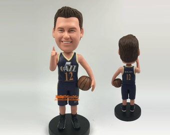 basketball Bobble head Birthday bobblehead Christmas Gift Christmas bobblehead basketball bobblehead Birthday Gif Custom bobblehead-BH G1215