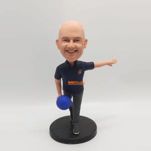 Custom Bowling Bobblehead: Personalized Bowler Gift