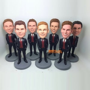 Custom Groomsmen Gift Groomsmen Bobblehead Bestman Bobblehead Etsy