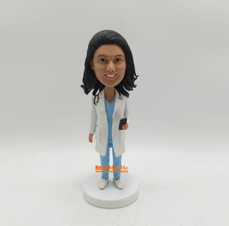 Doctor bobble head Custom Bobblehead Physician bobble head Medical Doctor Bobblehead Surgeon Bobble head Personalized gift BH K1130 image 2