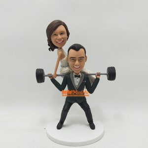 Cake toppers for wedding custom cake topper wedding topper custom bobblehead cake topper custom wedding cake topper CT K746 image 6