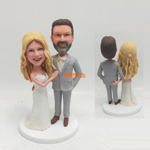 Personalized wedding cake topper wedding toppers custom cake topper bobblehead wedding bobblehead custom cake toppers for wedding Gift -K141