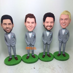 Custom Groomsmen Bobblehead: Unique Wedding Party Gift