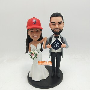 Custom Wedding Cake Topper Bobblehead: Personalized Figurine Gift