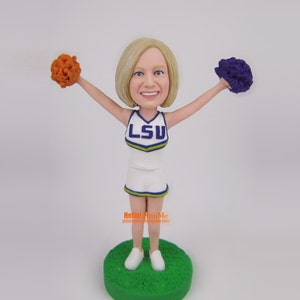 Custom Cheerleader Bobblehead: Personalized Sports Gift