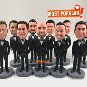 Groomsman Gift Groomsman bobblehead Groomsmen Gift Groomsman bobble head Best men bobblehead Best Man Gift Groomsmen bobblehead-BH G1105 image 1