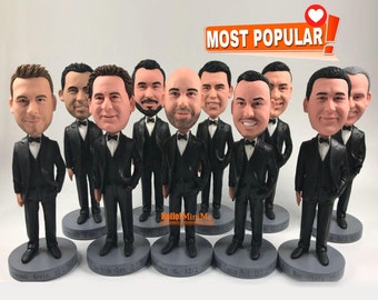 Groomsman Gift Groomsman bobblehead Groomsmen Gift Groomsman bobble head Best men bobblehead Best Man Gift Groomsmen bobblehead-BH G1105