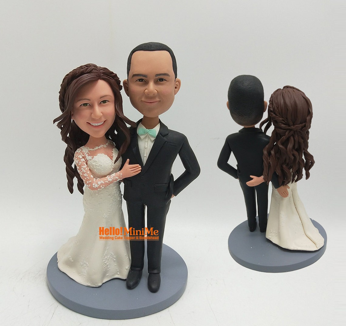 Cake toppers for Wedding Custom Cake Topper bobble head Custom | Etsy