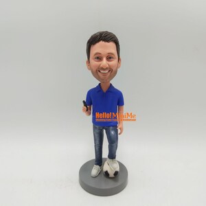 Custom Bobblehead Gift: Personalized Figurine for Friend, Dad, or Boss