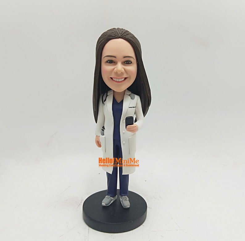 Doctor bobble head Custom Bobblehead Physician bobble head Medical Doctor Bobblehead Surgeon Bobble head Personalized gift BH K1130 image 5