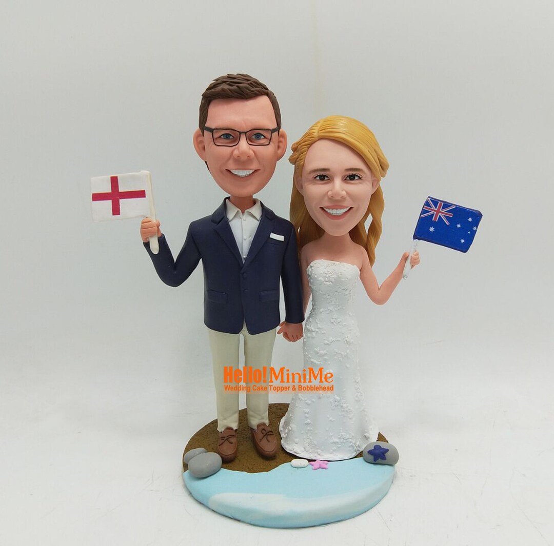 Beach Themed Wedding Bobbleheads main image 1