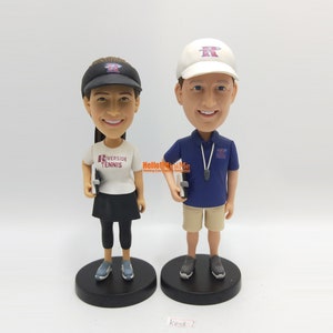 Niestandardowa figurka bobblehead dla trenera, spersonalizowana figurka bobblehead trenera, spersonalizowana figurka bobblehead trenera, wyjątkowe prezenty dla trenera figurka bobblehead niestandardowa -K408