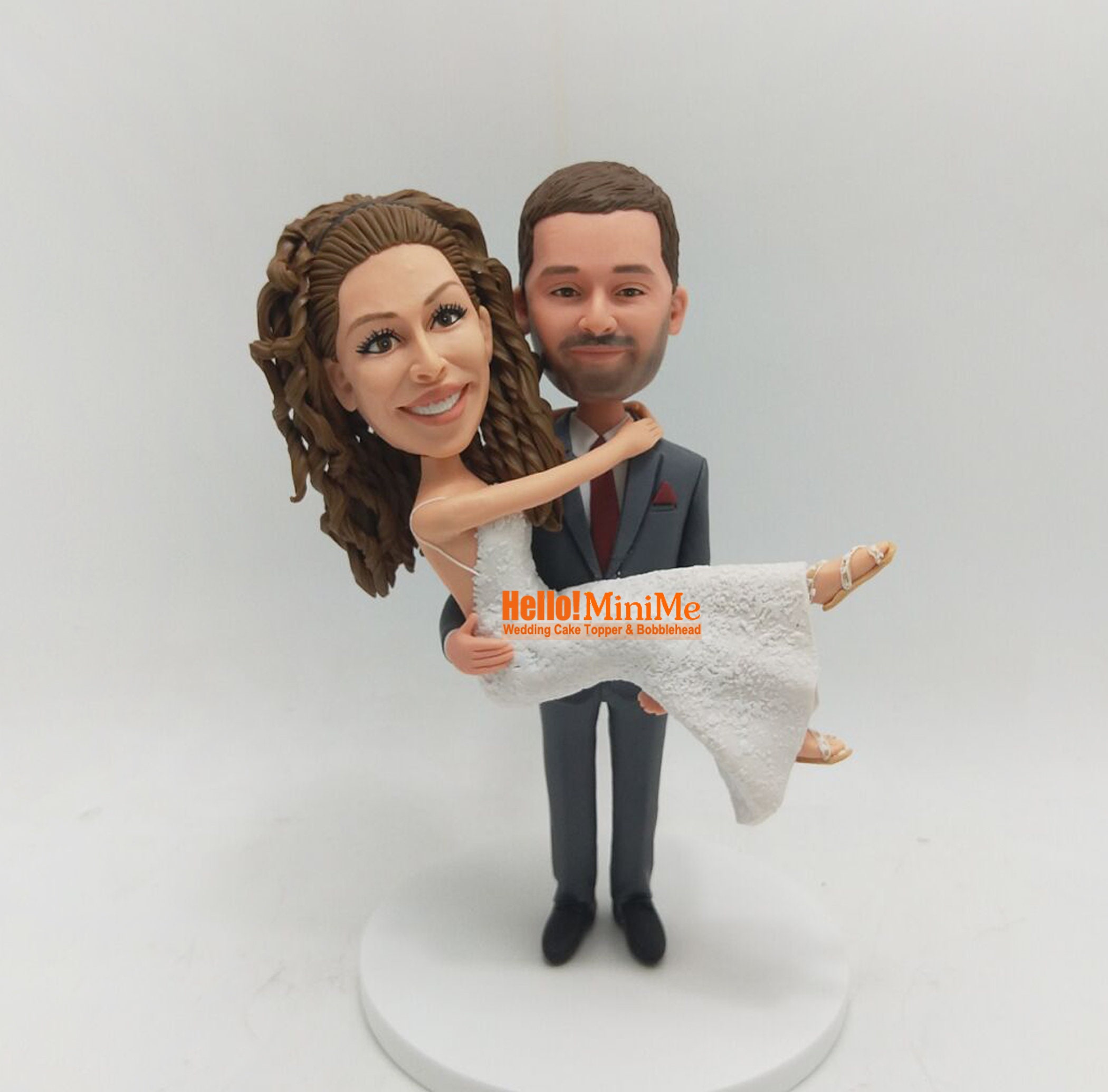 Wedding Bobblehead Wedding Cake Topper Custom Cake Topper Etsy