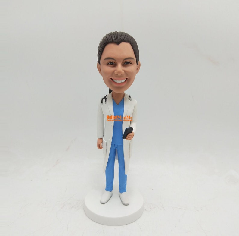 Doctor bobble head Custom Bobblehead Physician bobble head Medical Doctor Bobblehead Surgeon Bobble head Personalized gift BH K1130 image 8