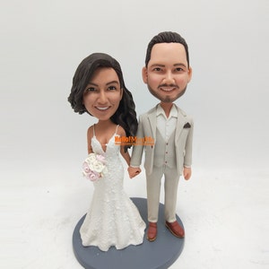 Custom Wedding Cake Topper Bobblehead Figurine
