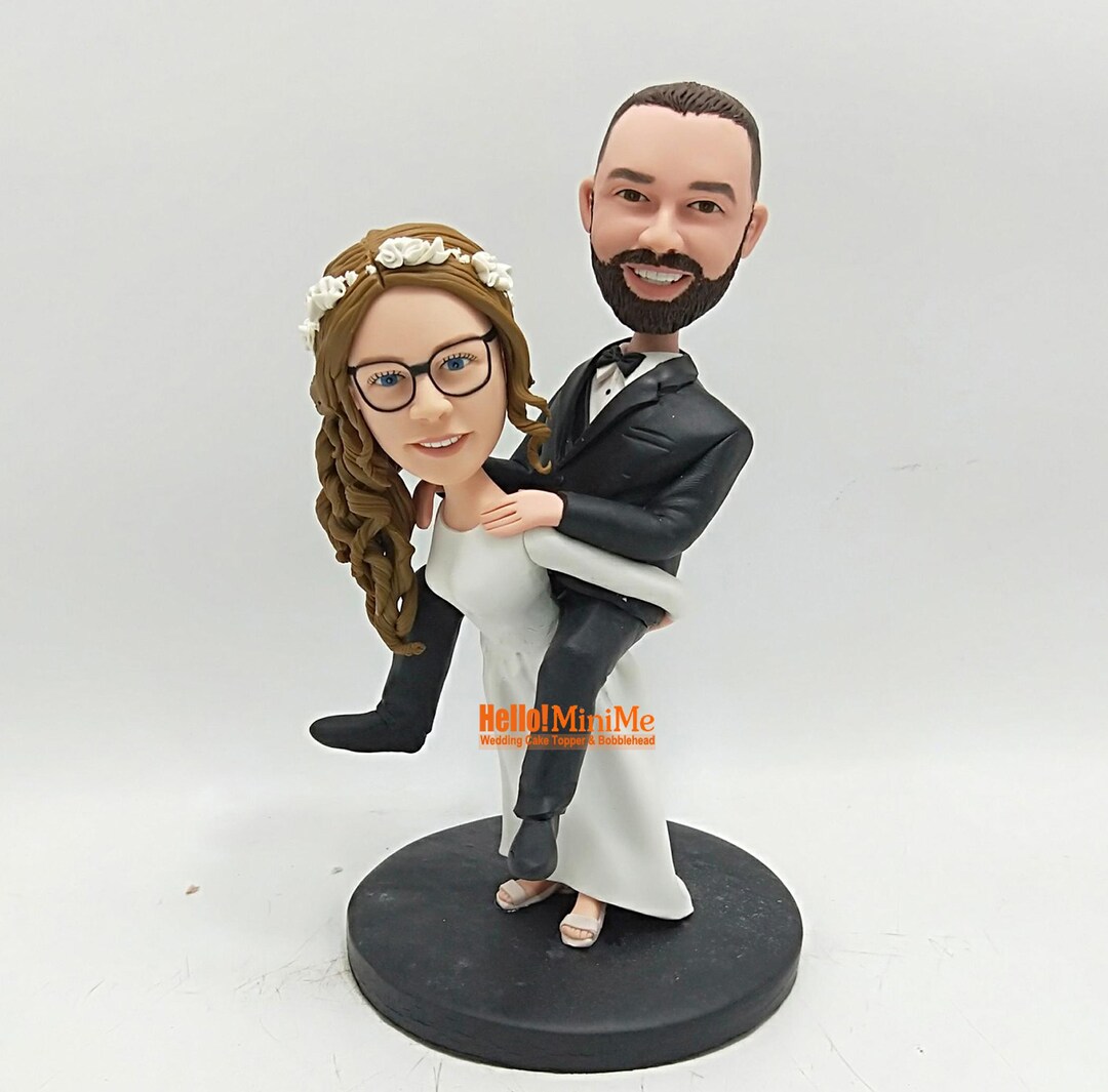 Personalized Wedding Cake Topper From Photo, Custom Bride and Groom ...