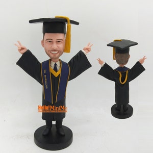 Custom Graduation Bobblehead graduation present graduate bobble head Custom bobble head Graduate Gift custom bobblehead for Graduate -K428B