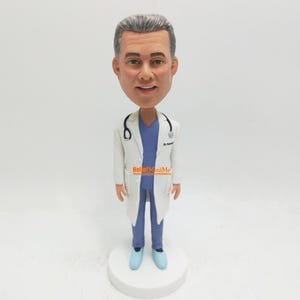Custom Doctor Bobblehead: Personalized Retirement Gift