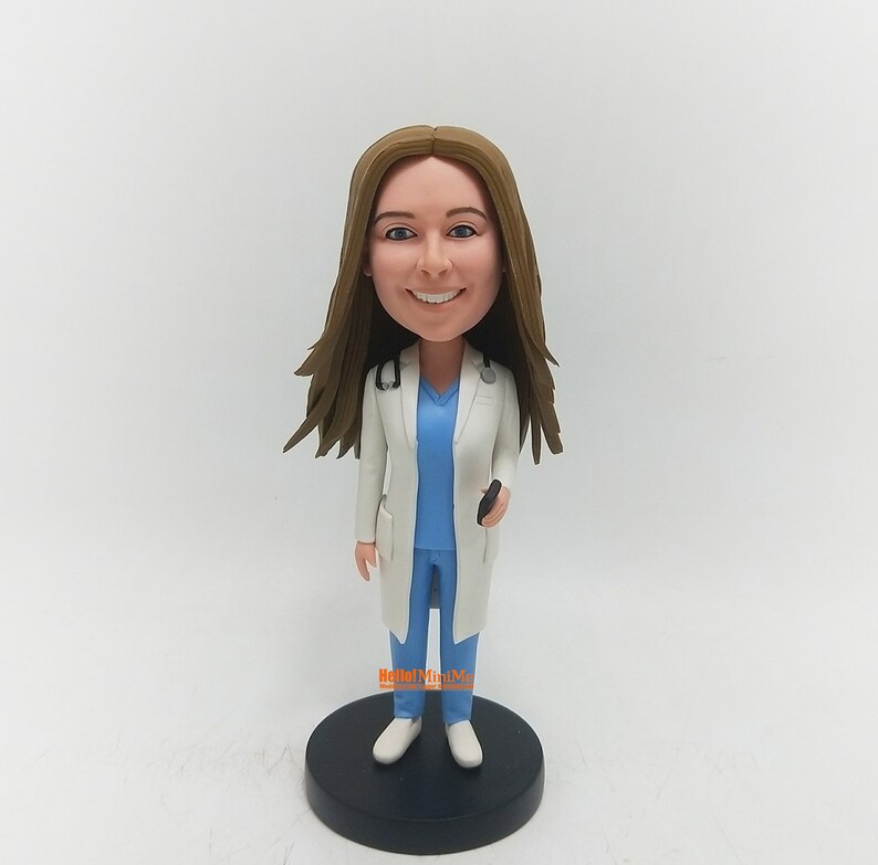 Doctor bobble head Custom Bobblehead Physician bobble head Medical Doctor Bobblehead Surgeon Bobble head Personalized gift BH K1130 image 6