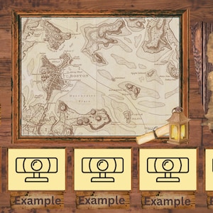 DnD or TTRPG Wooden Livestream Overlay for Actual Play - Supports DM and 2-6 Players
