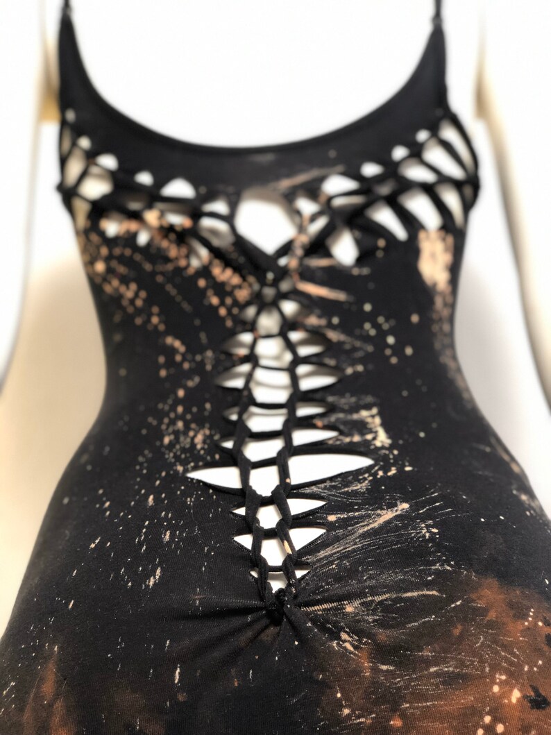 Bleached Concert Mini-DressConcert GearFestival Wear