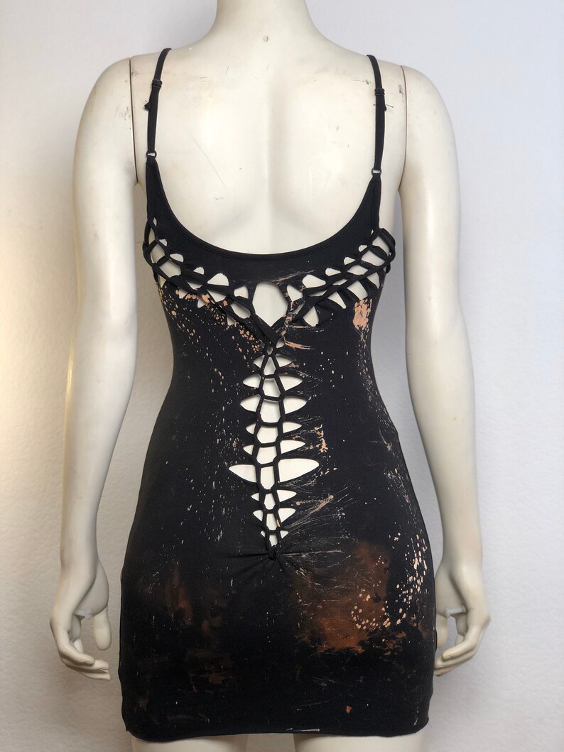 Bleached Concert Mini-DressConcert GearFestival Wear
