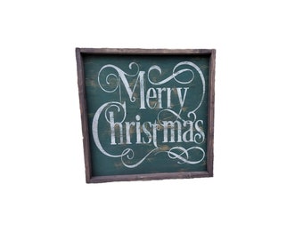 Modern farmhouse Merry Christmas sign/Christmas decor/rustic winter decor/holiday sign