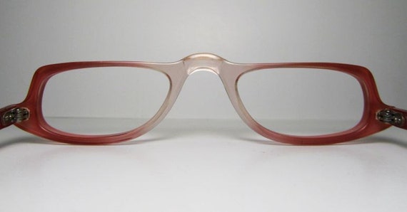 1980s Pink Clear optical frames for Eyeglasses or… - image 4