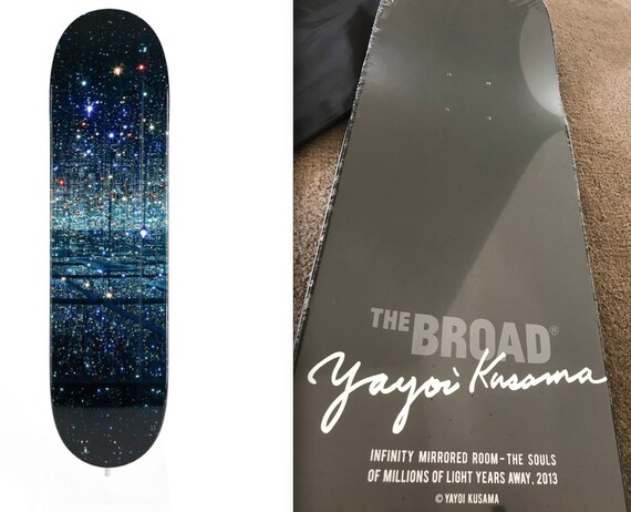 Yayoi Kusama Skate Deck Infinity Spiegel Raum Selten Brandneu Mit Fall Und Breite Authentizitat Karte Limited Edition Ausverkauft Signed